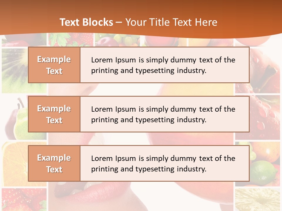 Background Pretty Banana PowerPoint Template
