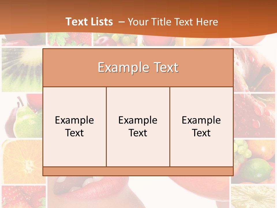 Background Pretty Banana PowerPoint Template