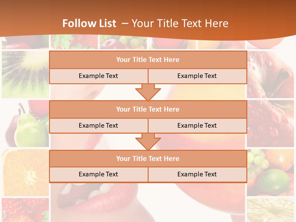 Background Pretty Banana PowerPoint Template