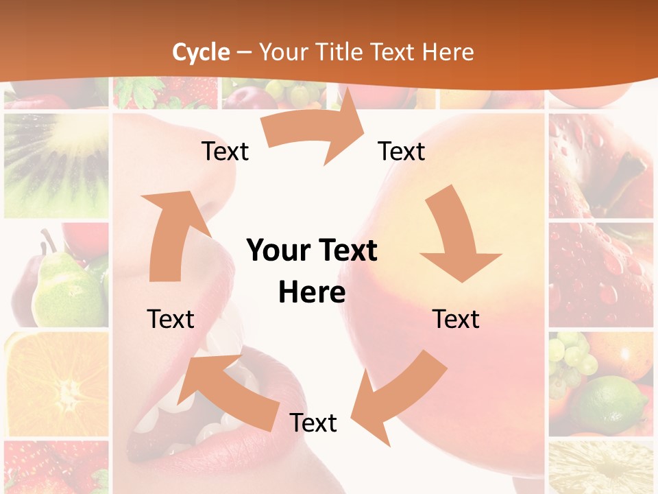 Background Pretty Banana PowerPoint Template