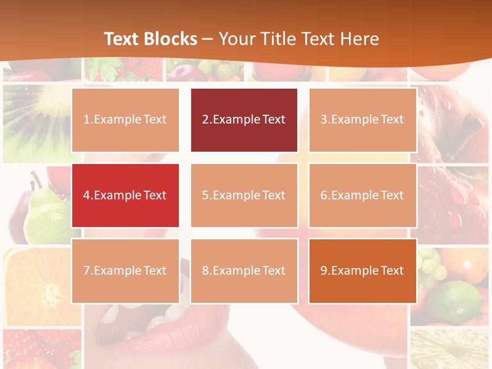 Background Pretty Banana PowerPoint Template