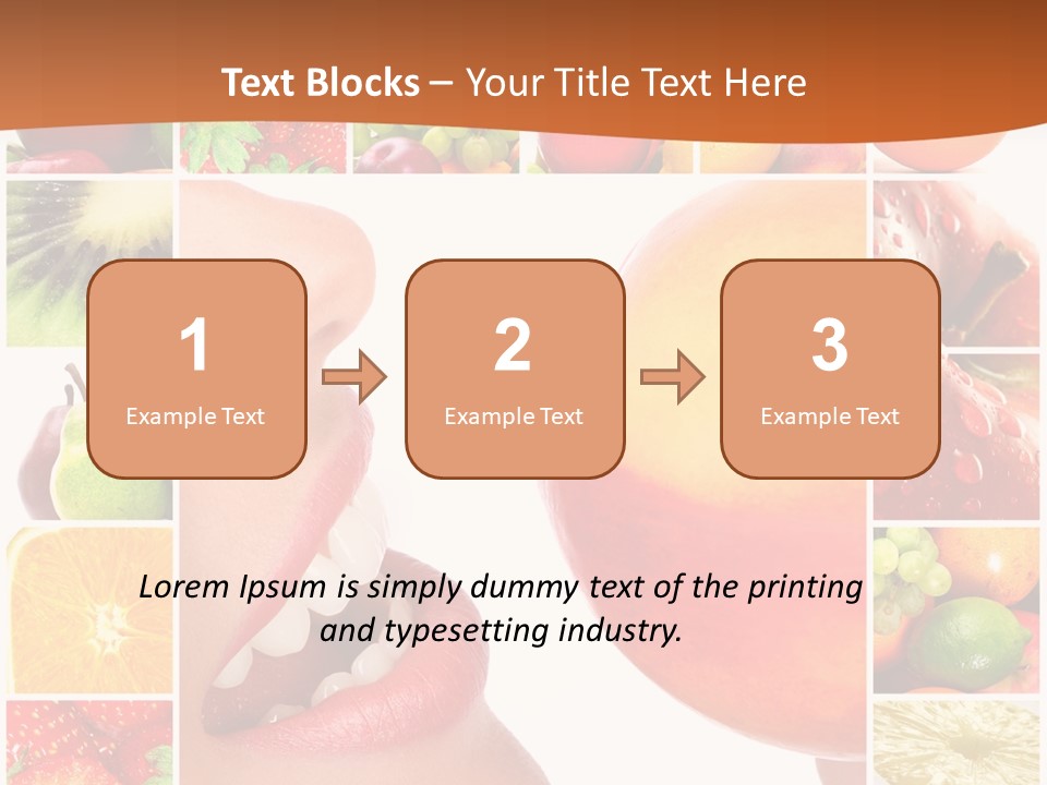 Background Pretty Banana PowerPoint Template