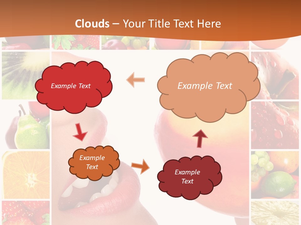 Background Pretty Banana PowerPoint Template