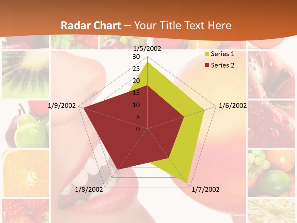 Background Pretty Banana PowerPoint Template