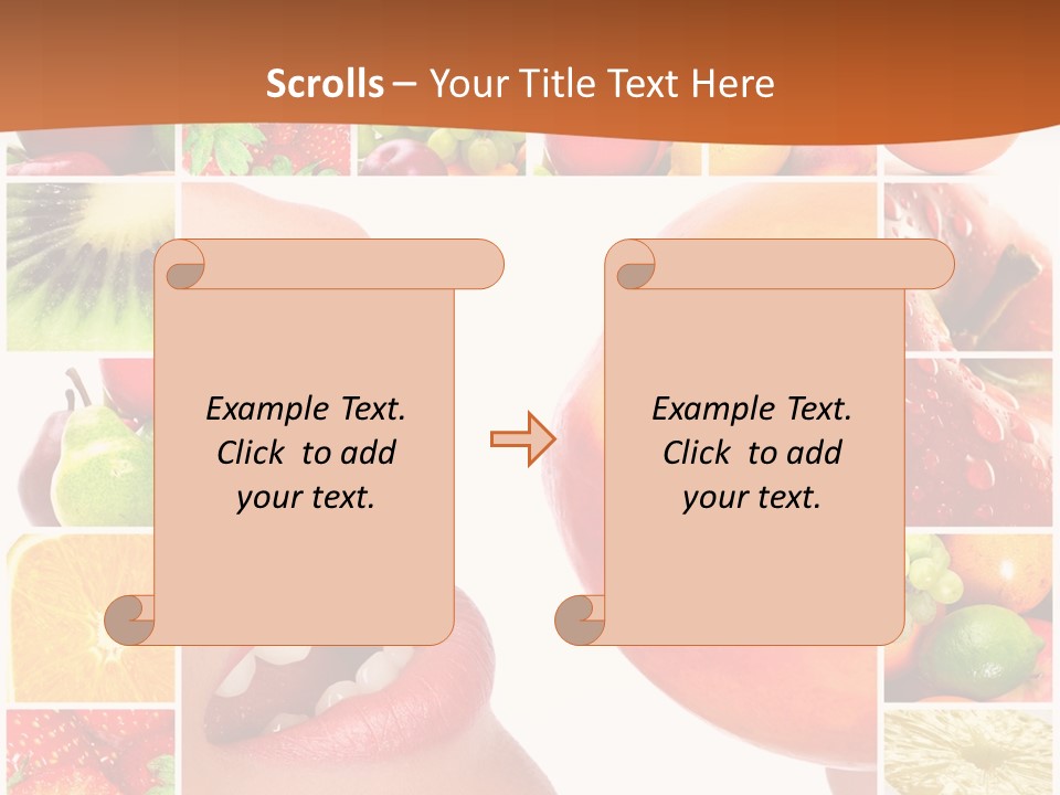 Background Pretty Banana PowerPoint Template