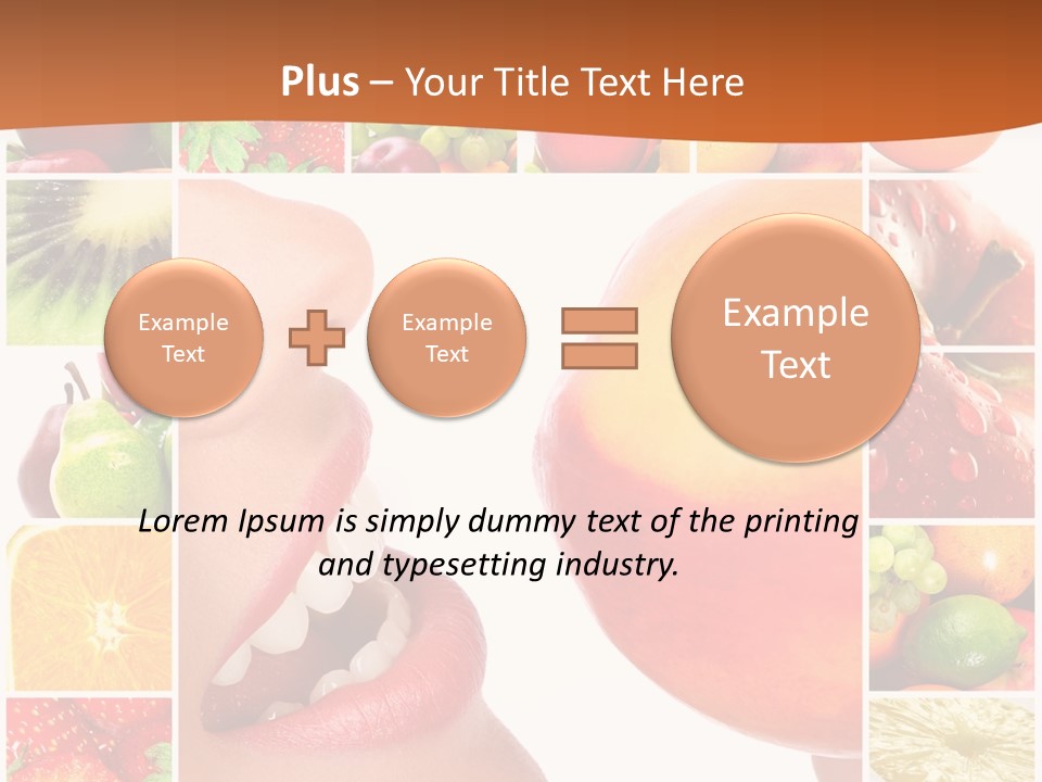 Background Pretty Banana PowerPoint Template