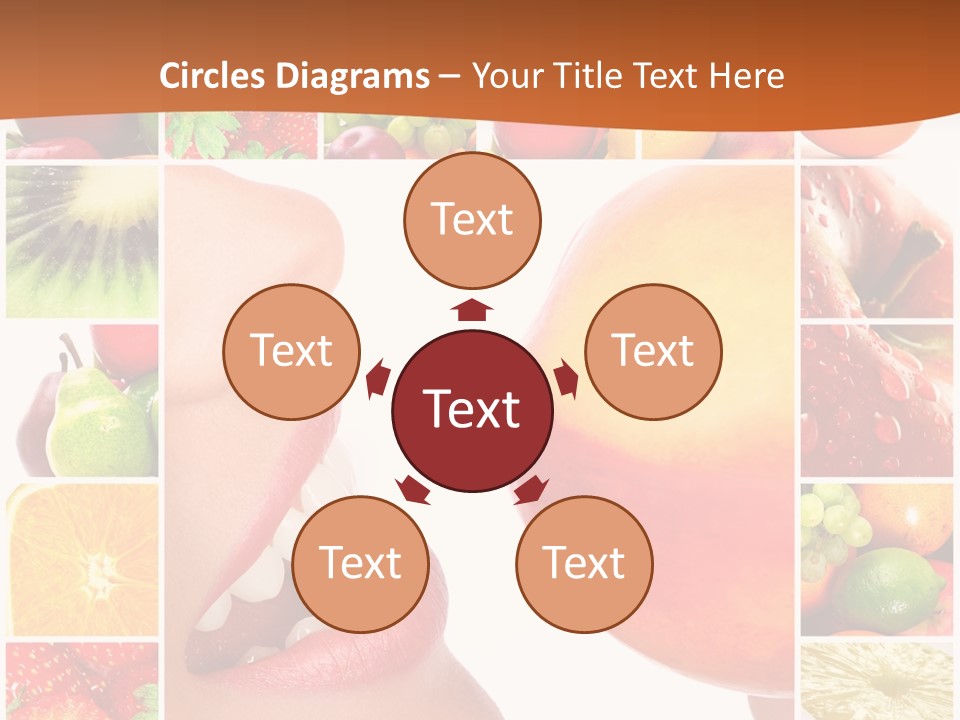 Background Pretty Banana PowerPoint Template