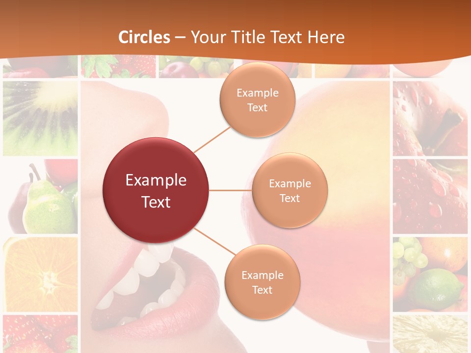 Background Pretty Banana PowerPoint Template