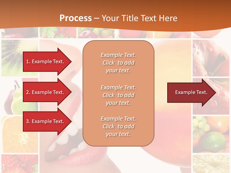 Background Pretty Banana PowerPoint Template