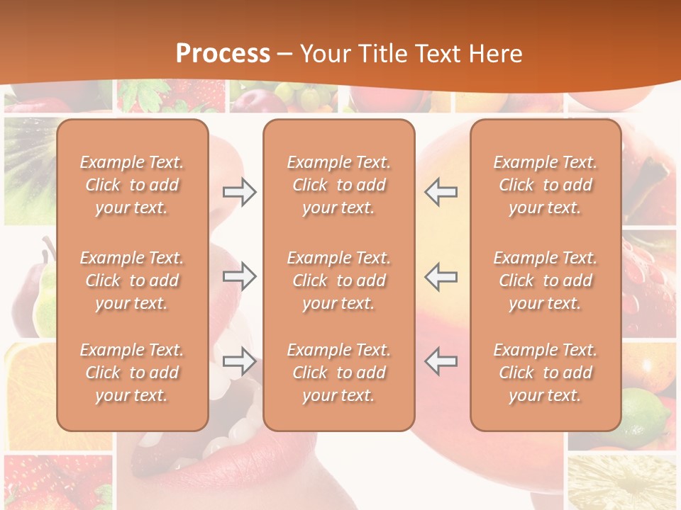 Background Pretty Banana PowerPoint Template