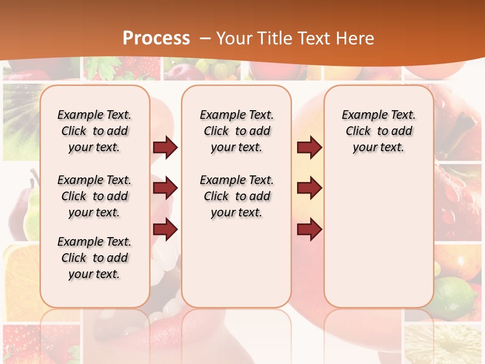 Background Pretty Banana PowerPoint Template