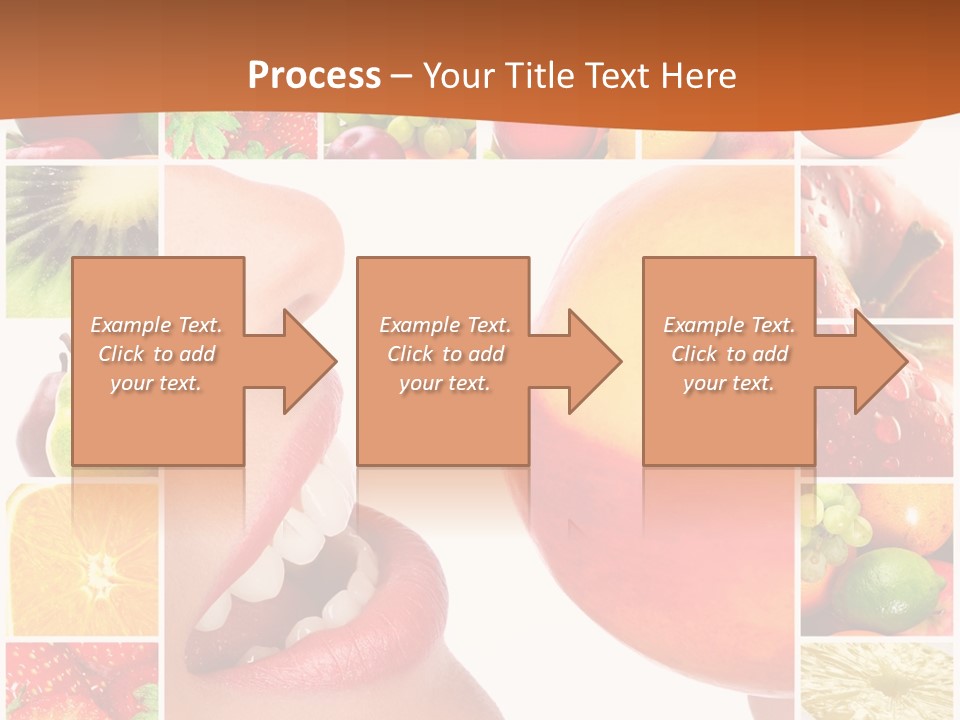 Background Pretty Banana PowerPoint Template