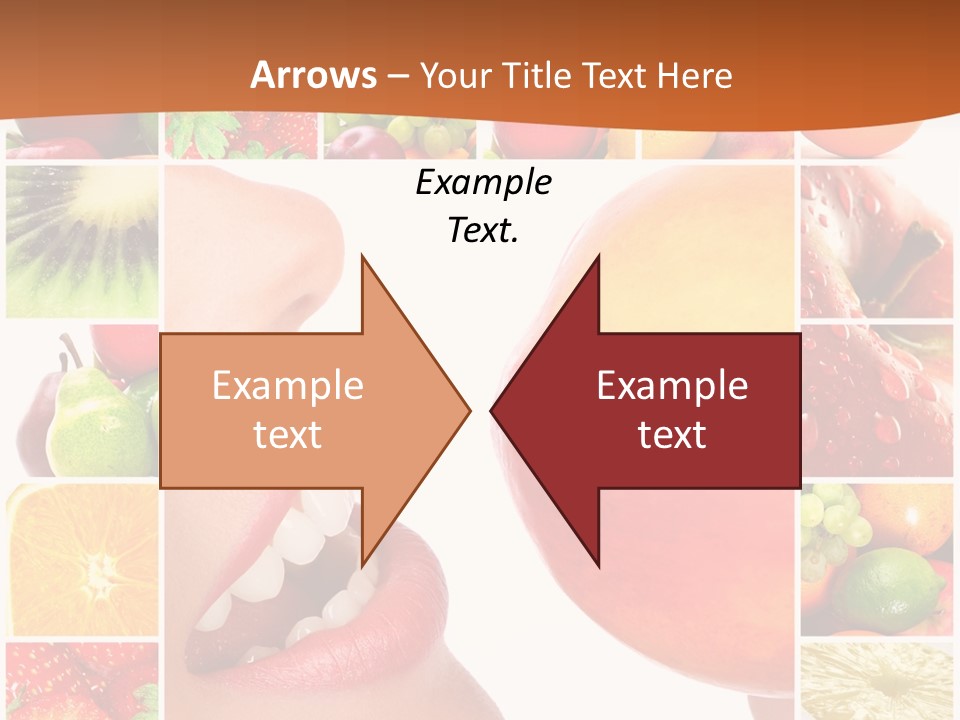 Background Pretty Banana PowerPoint Template