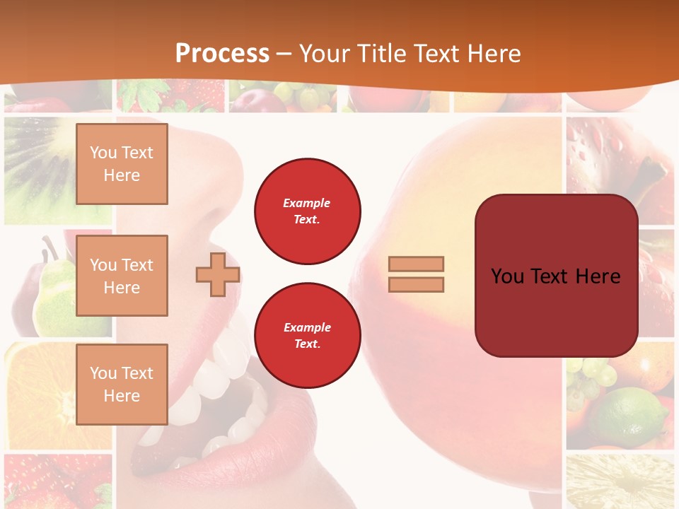 Background Pretty Banana PowerPoint Template