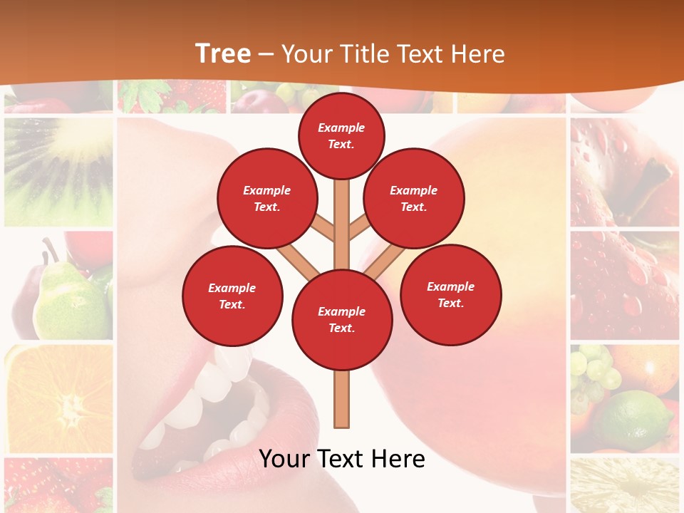 Background Pretty Banana PowerPoint Template