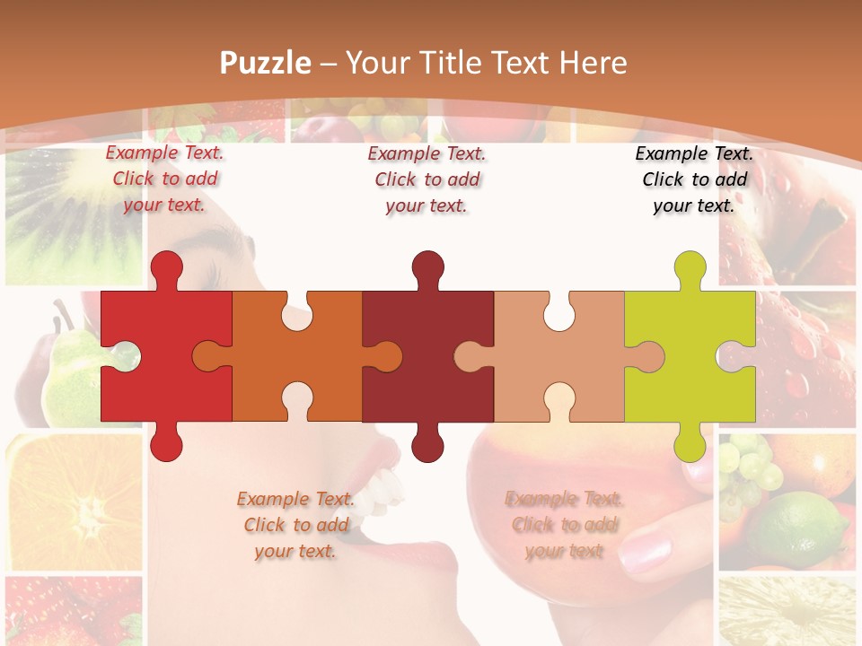 Frame Young Diet PowerPoint Template