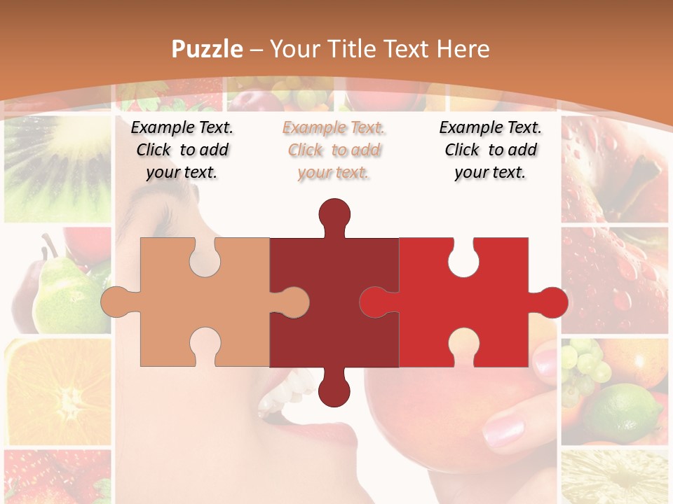 Frame Young Diet PowerPoint Template