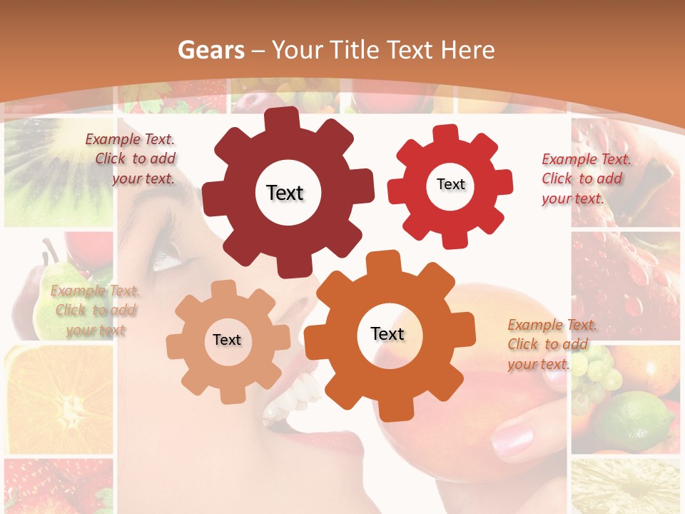 Frame Young Diet PowerPoint Template