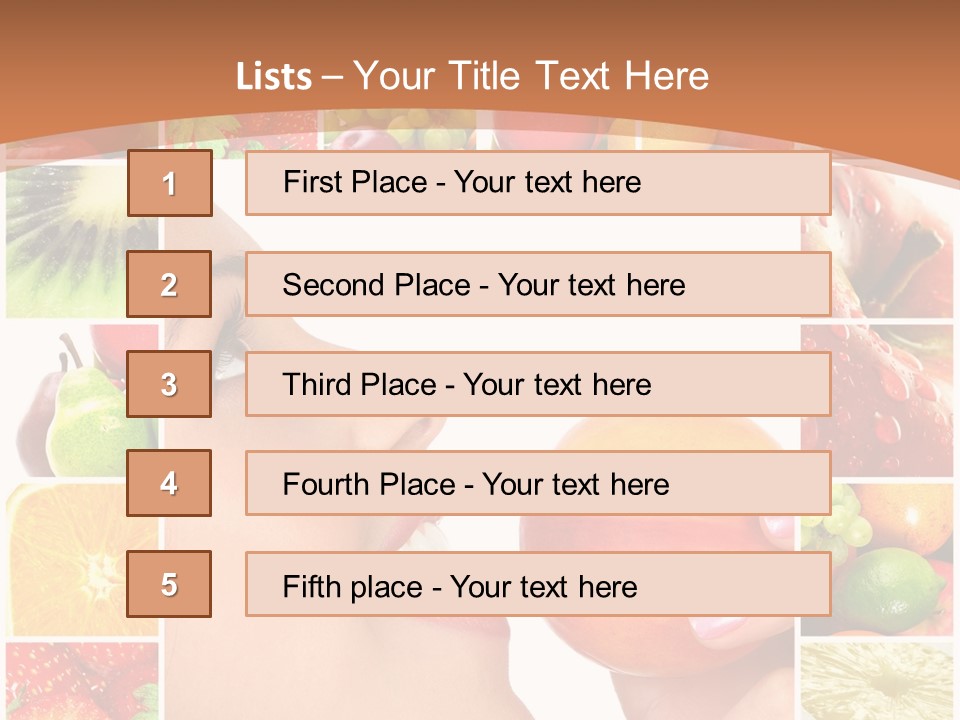 Frame Young Diet PowerPoint Template