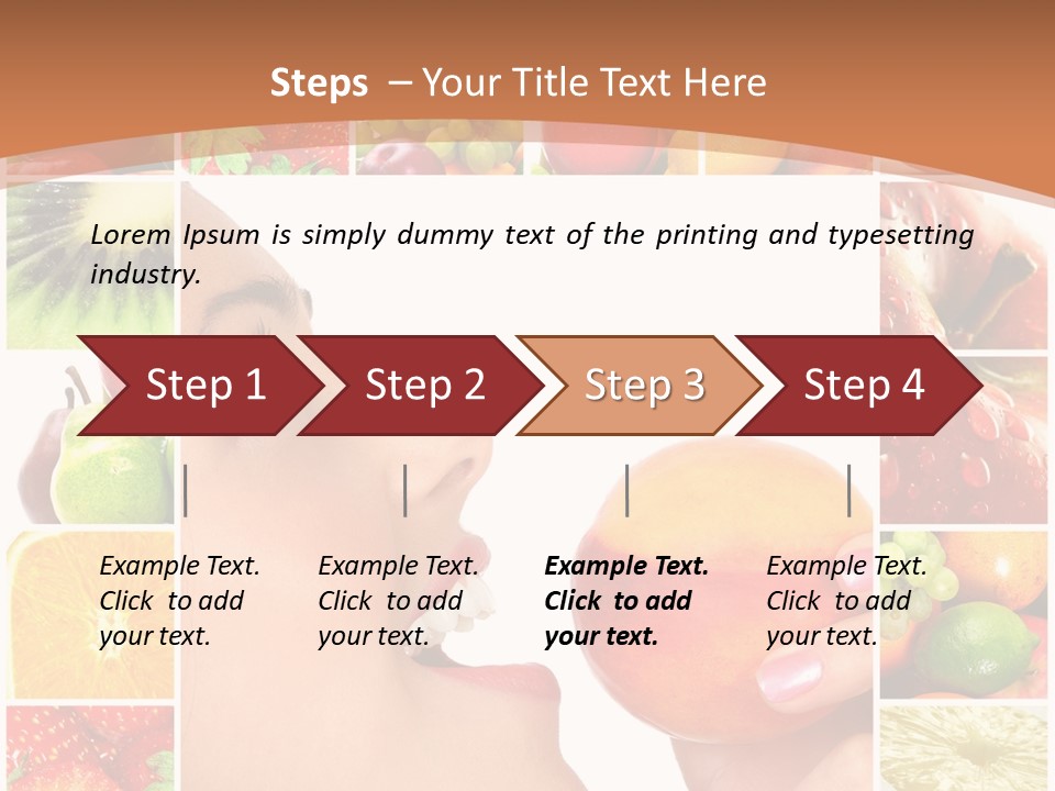 Frame Young Diet PowerPoint Template