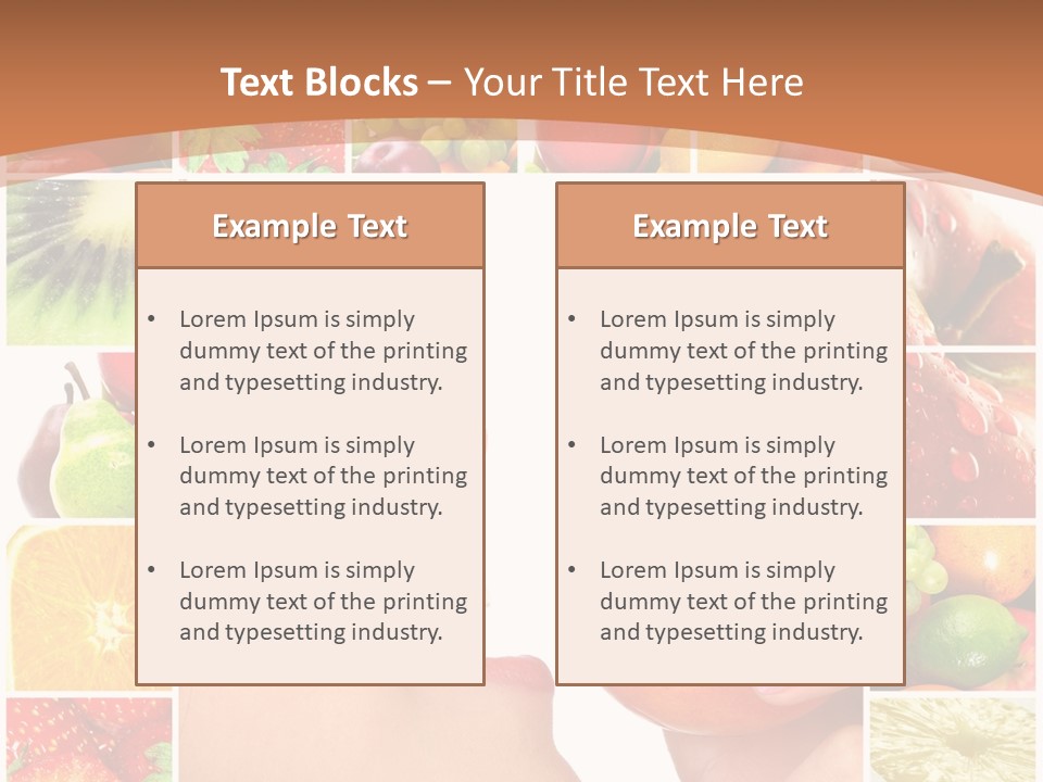 Frame Young Diet PowerPoint Template