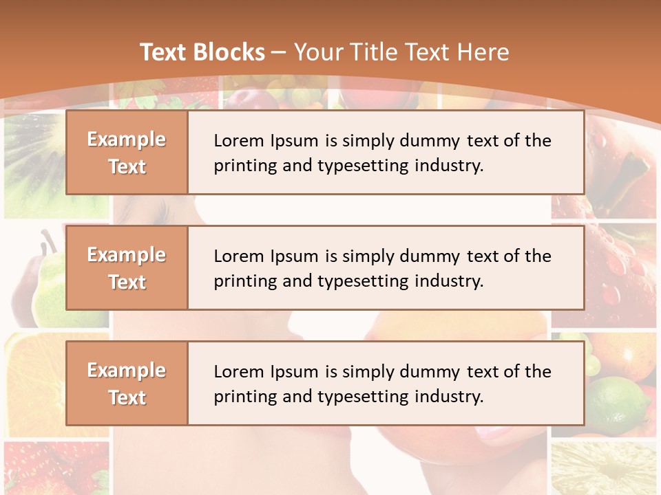 Frame Young Diet PowerPoint Template