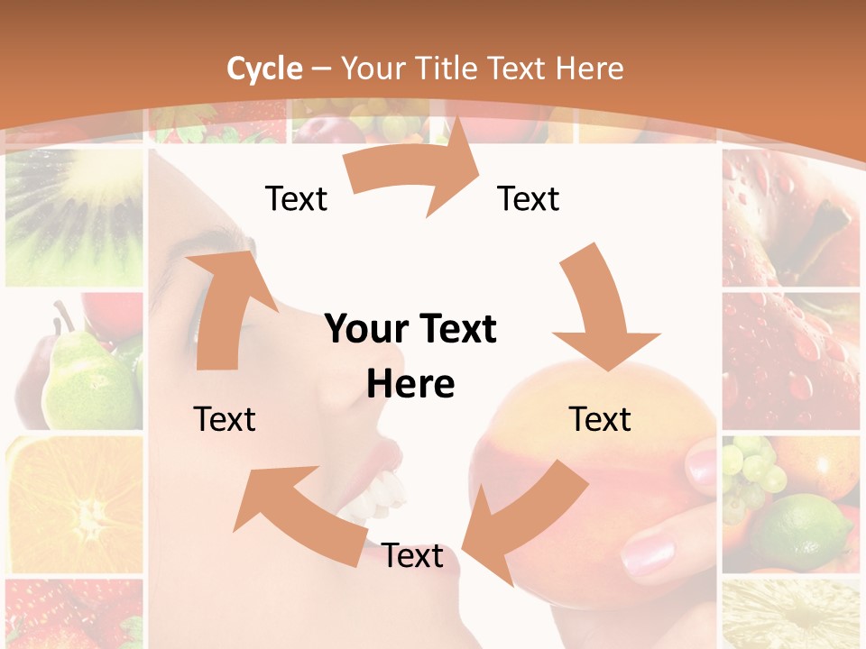 Frame Young Diet PowerPoint Template