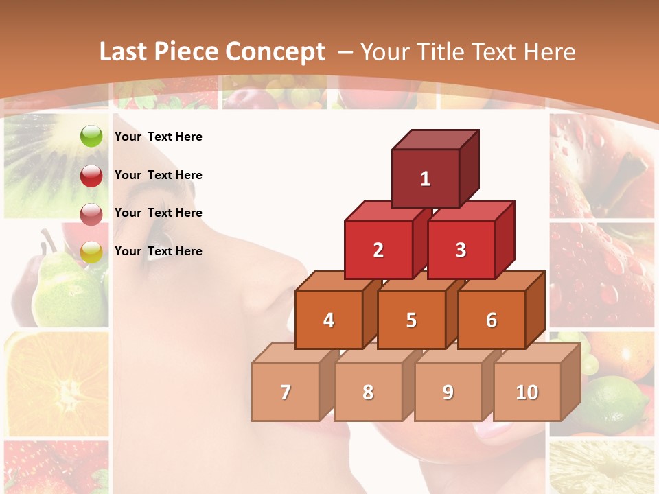 Frame Young Diet PowerPoint Template