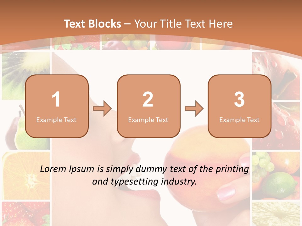 Frame Young Diet PowerPoint Template