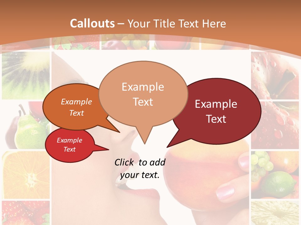 Frame Young Diet PowerPoint Template