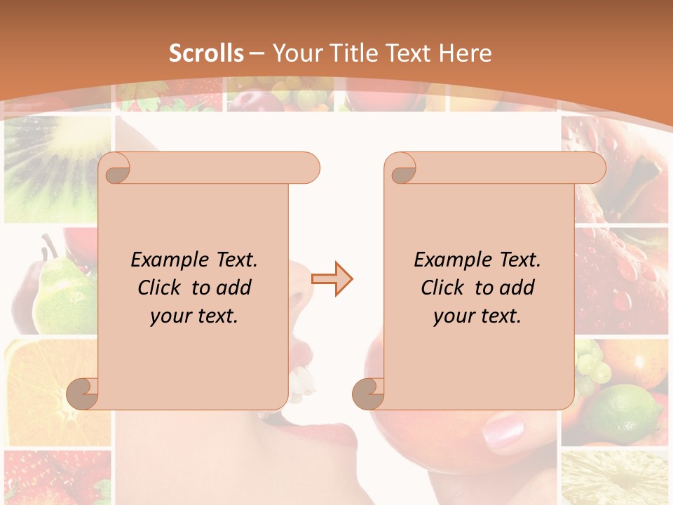 Frame Young Diet PowerPoint Template