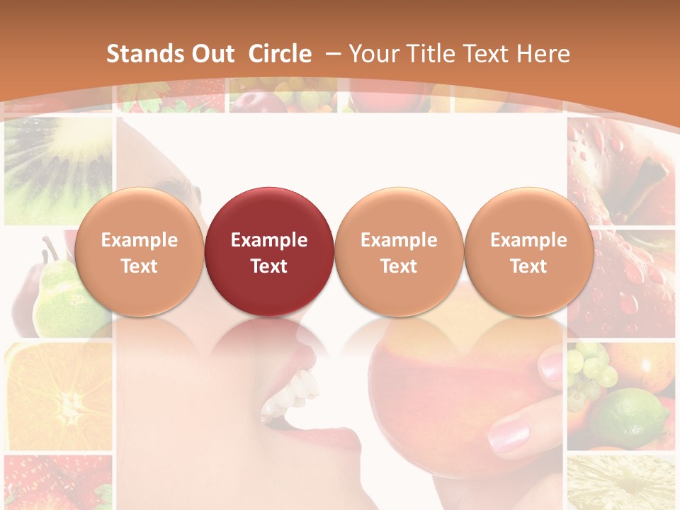 Frame Young Diet PowerPoint Template