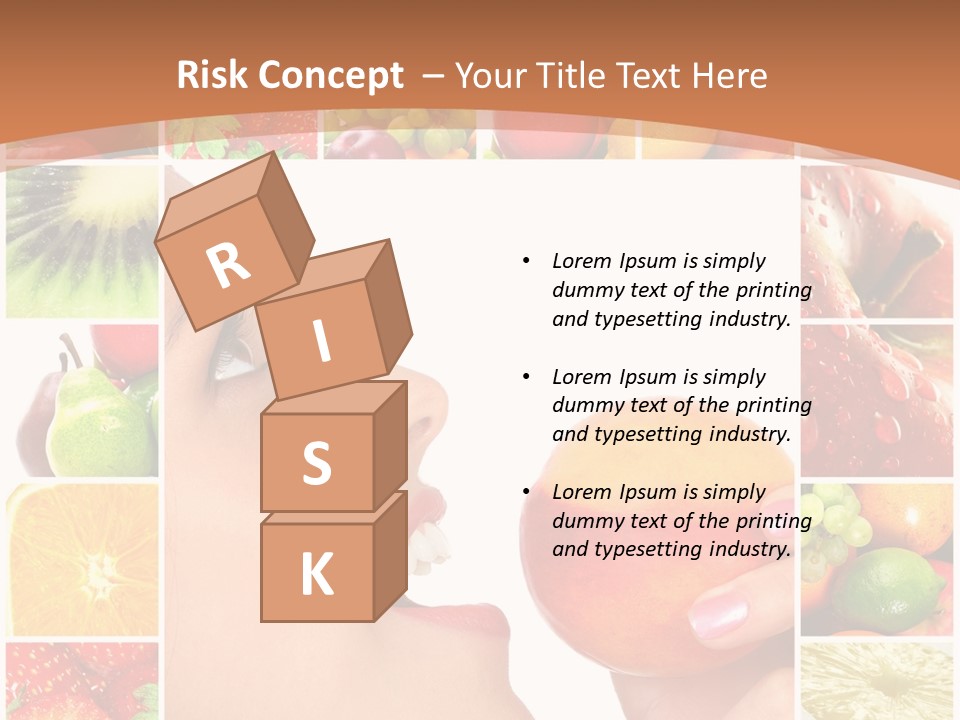 Frame Young Diet PowerPoint Template