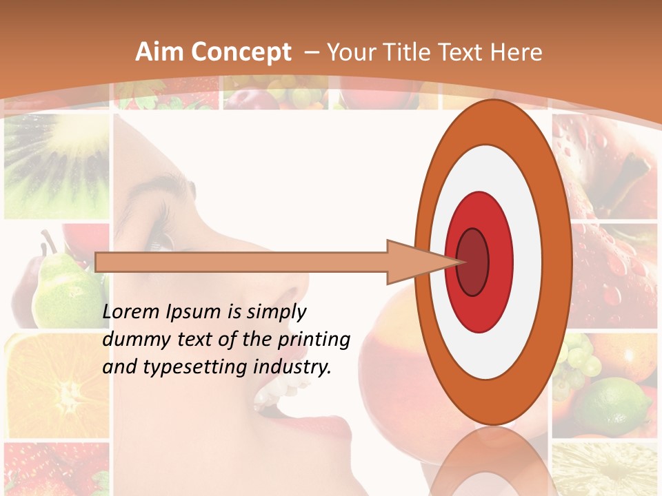 Frame Young Diet PowerPoint Template