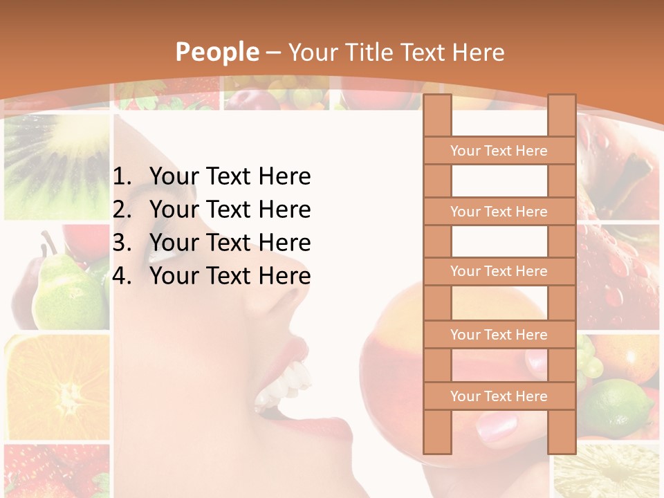 Frame Young Diet PowerPoint Template