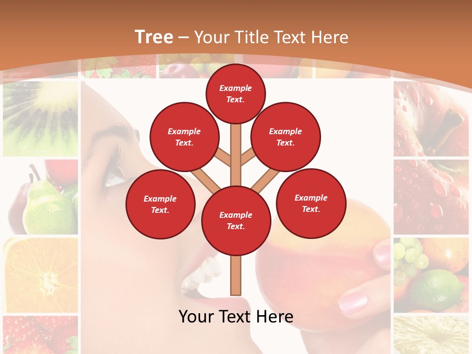 Frame Young Diet PowerPoint Template