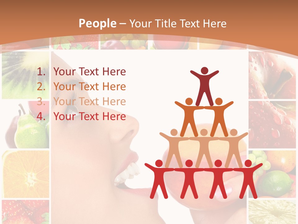 Frame Young Diet PowerPoint Template