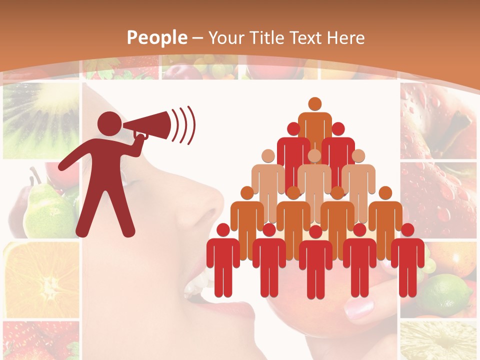 Frame Young Diet PowerPoint Template