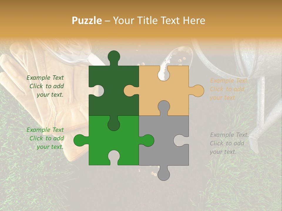 Space Spring Grow PowerPoint Template