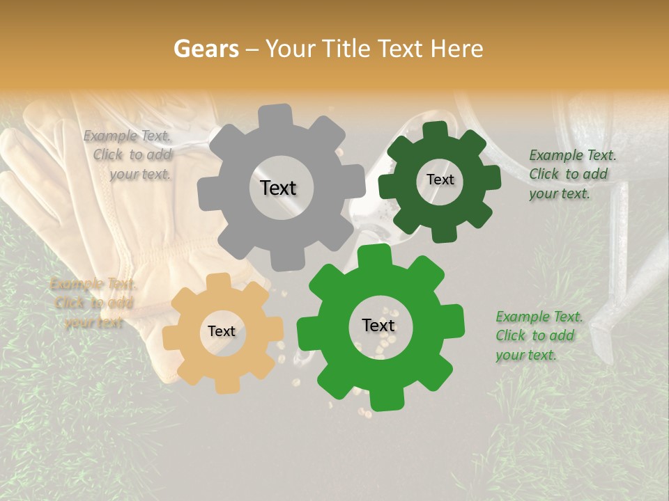 Space Spring Grow PowerPoint Template