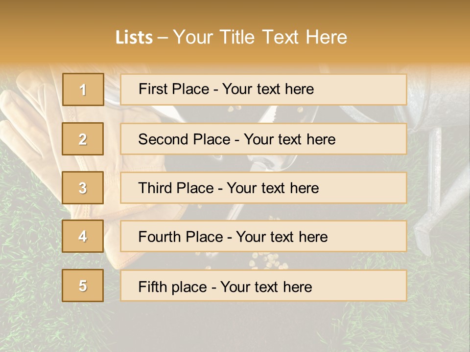 Space Spring Grow PowerPoint Template