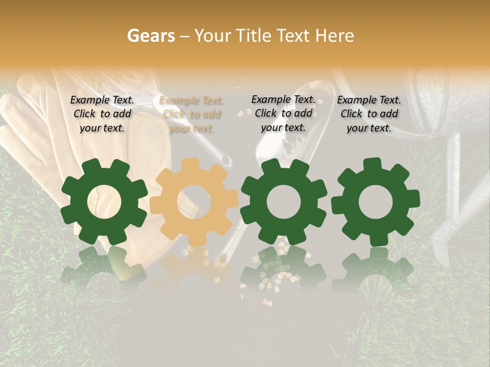 Space Spring Grow PowerPoint Template