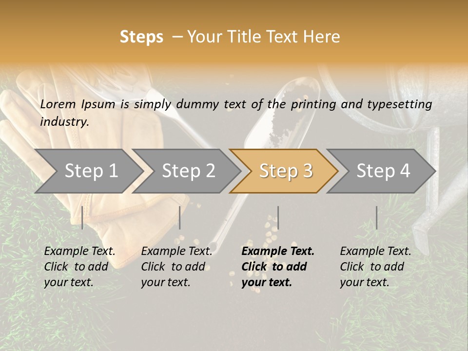 Space Spring Grow PowerPoint Template