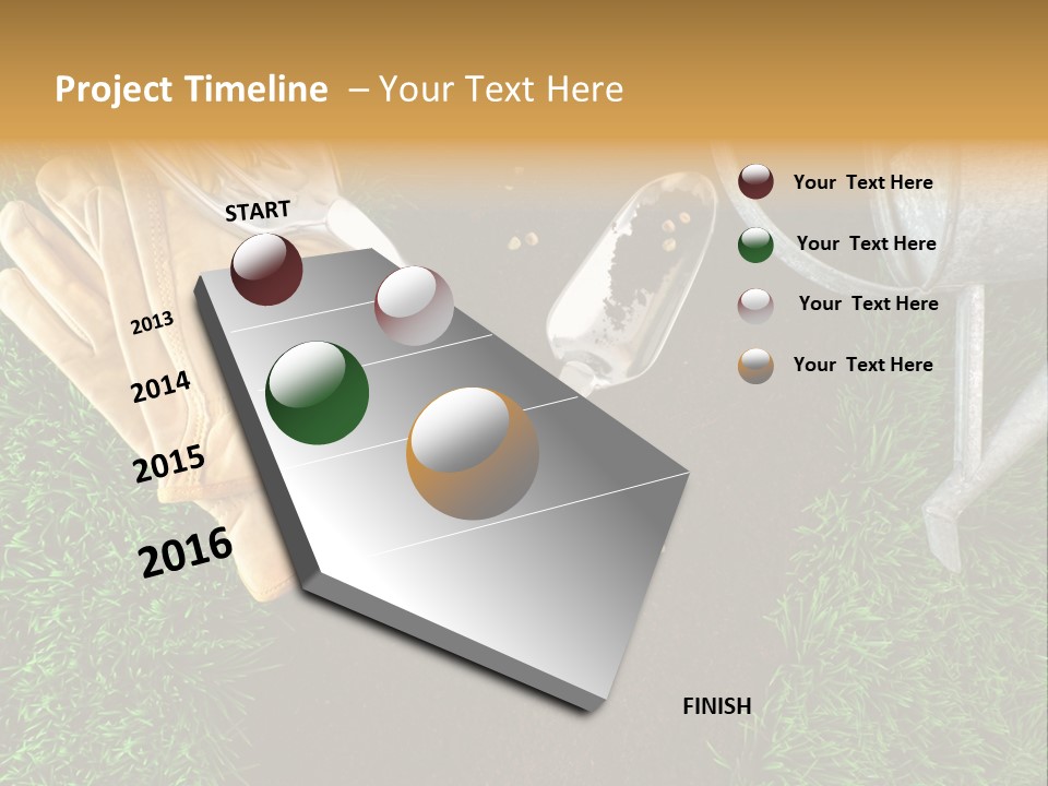 Space Spring Grow PowerPoint Template