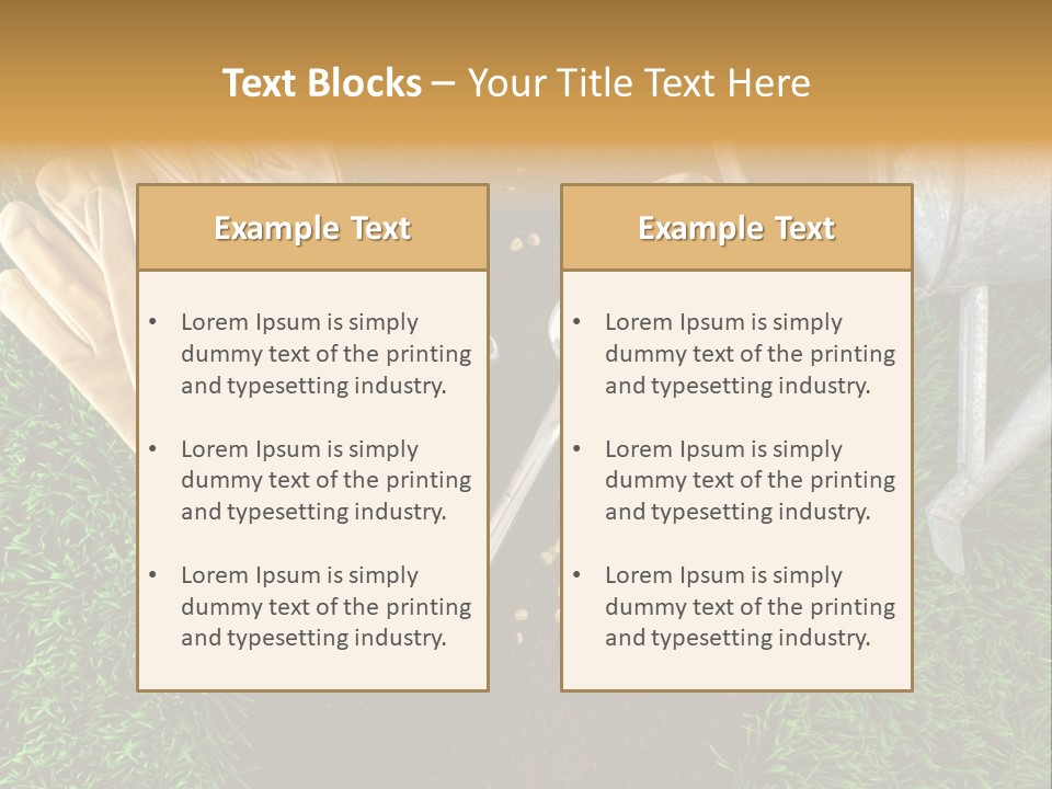 Space Spring Grow PowerPoint Template