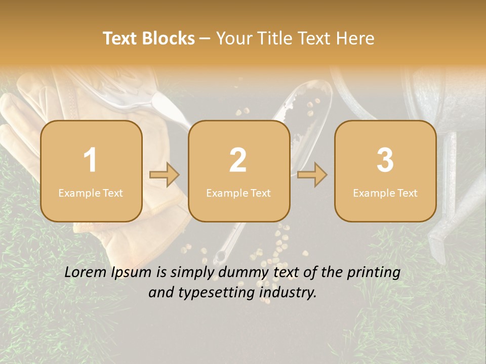 Space Spring Grow PowerPoint Template