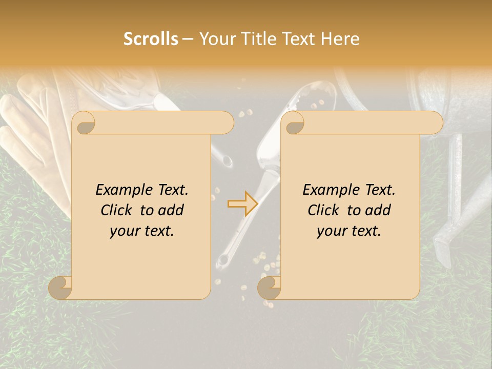 Space Spring Grow PowerPoint Template