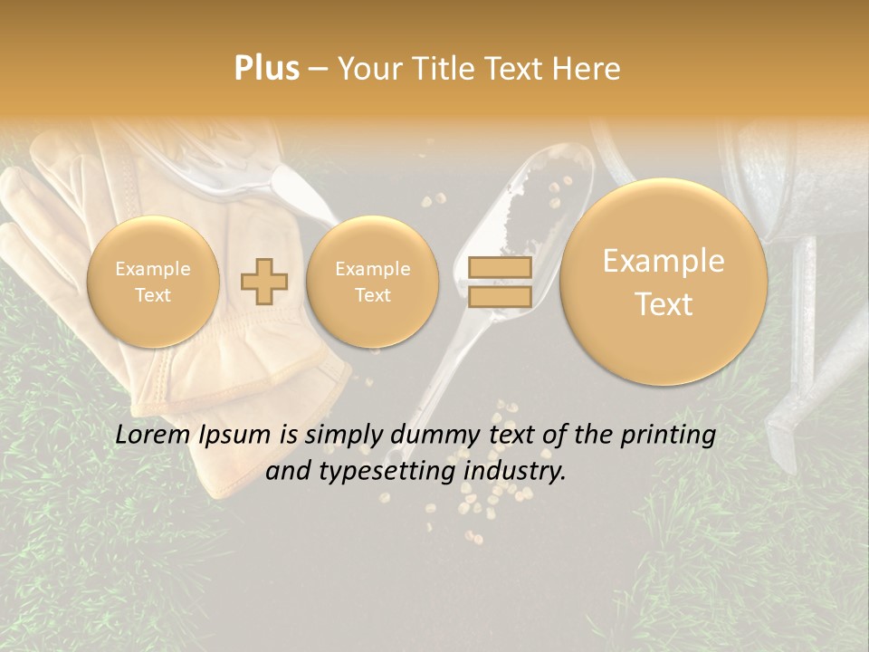 Space Spring Grow PowerPoint Template