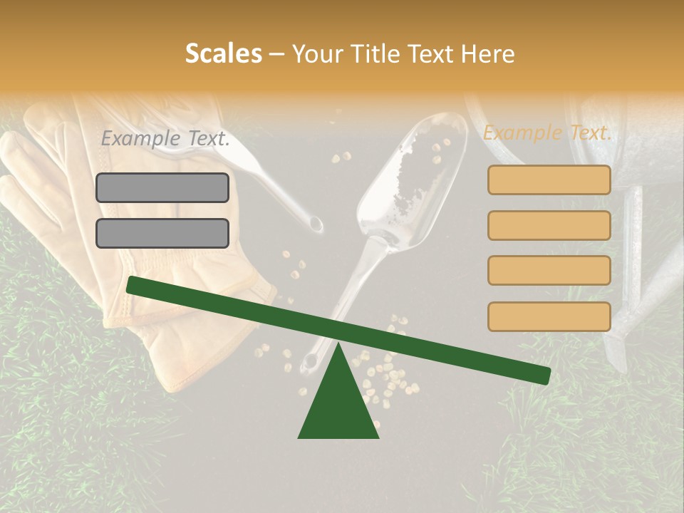 Space Spring Grow PowerPoint Template