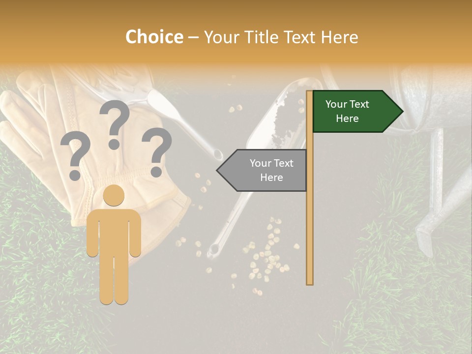 Space Spring Grow PowerPoint Template